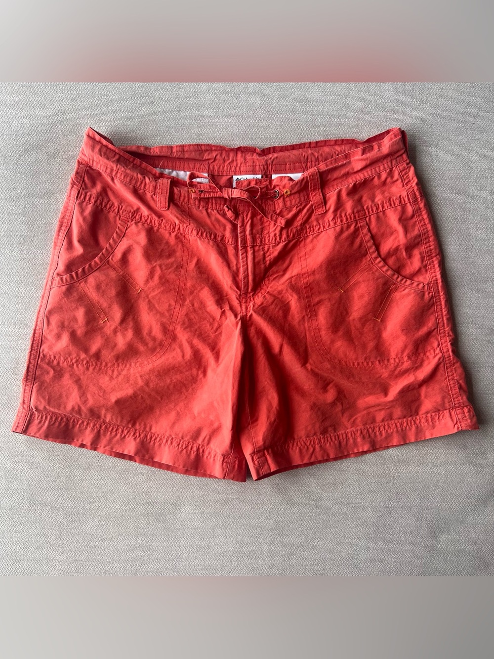 Vintage Columbia Orange Outdoor Hiking and Camping Casual Shorts Women’s XS